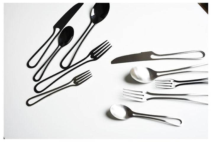 Outline Cutlery Set made of Stainless Steel