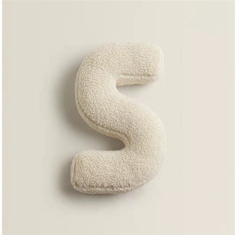 PlushLetter Pillow - Soft Letter Pillow for Bedroom and Children&