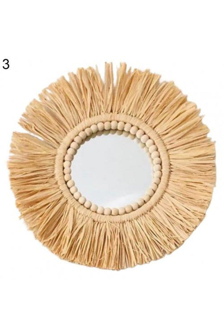 Straw Hat Style Mirror |
