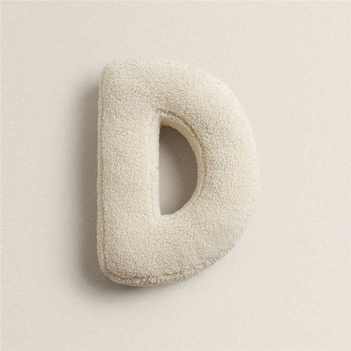 Alphabet Letter Fleece Pillow