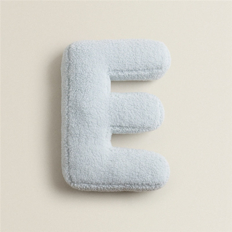 Alphabet Letter Fleece Pillow