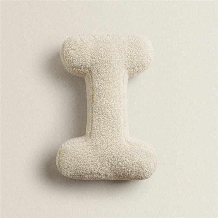 Alphabet Letter Fleece Pillow