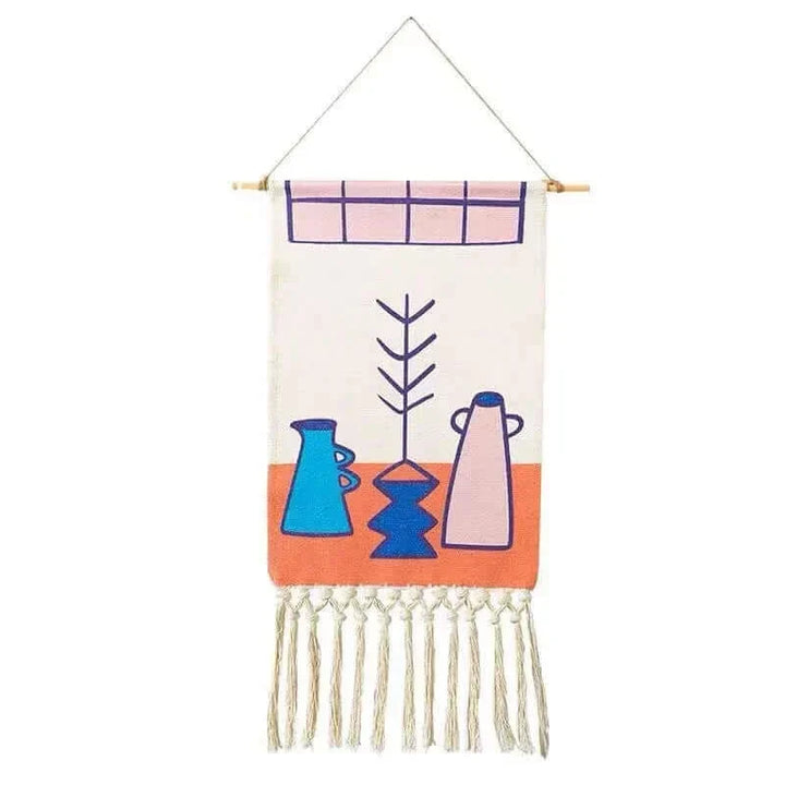 Macrame Hanging Cotton Rug