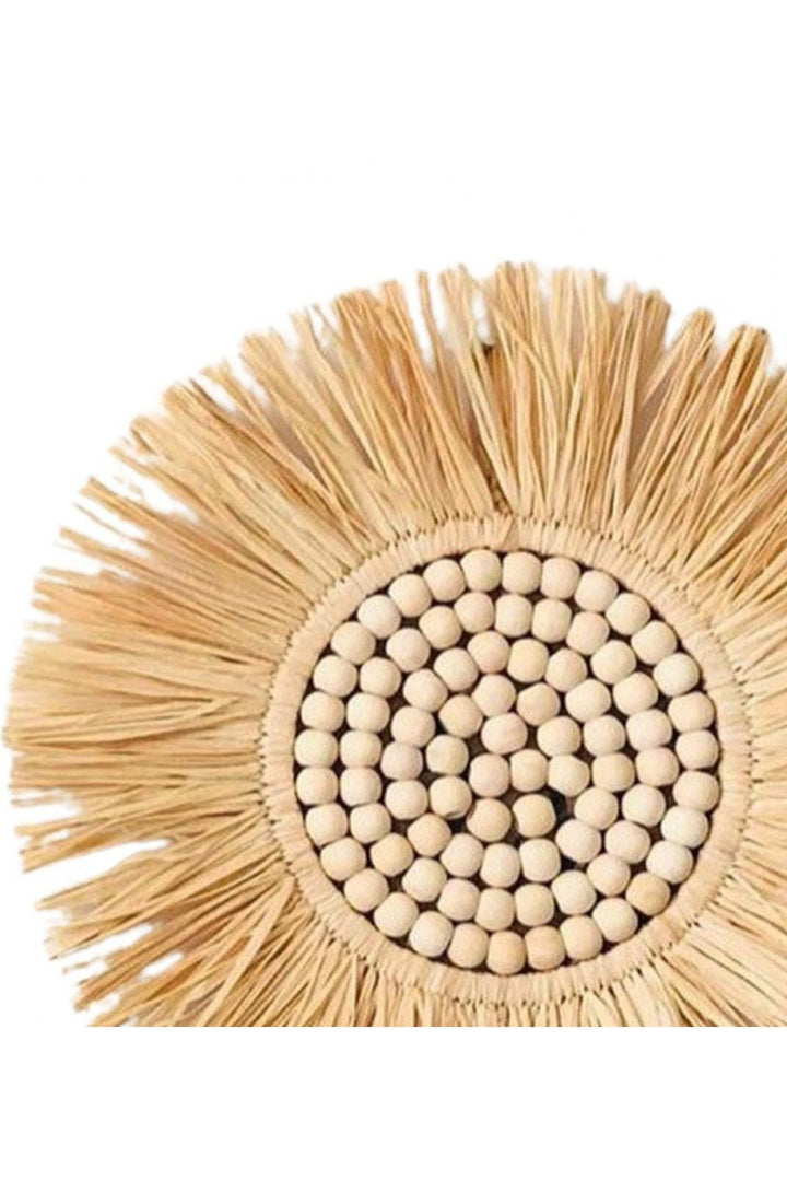 Straw Hat Style Mirror |