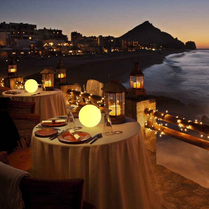 Moon Battery LED Indoor &amp; Outdoor Table Lamp