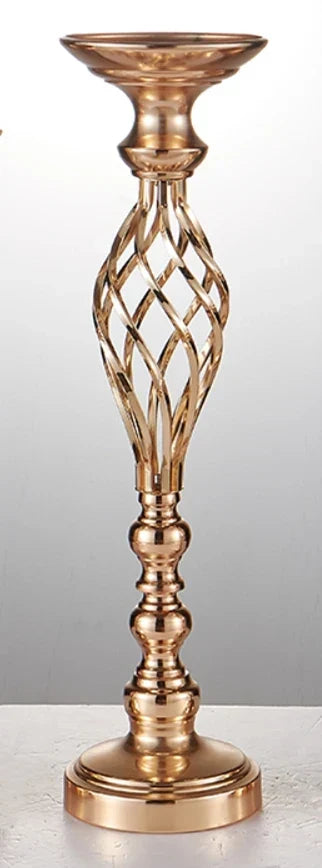Elegant Candle Holder Set with Metal Stand