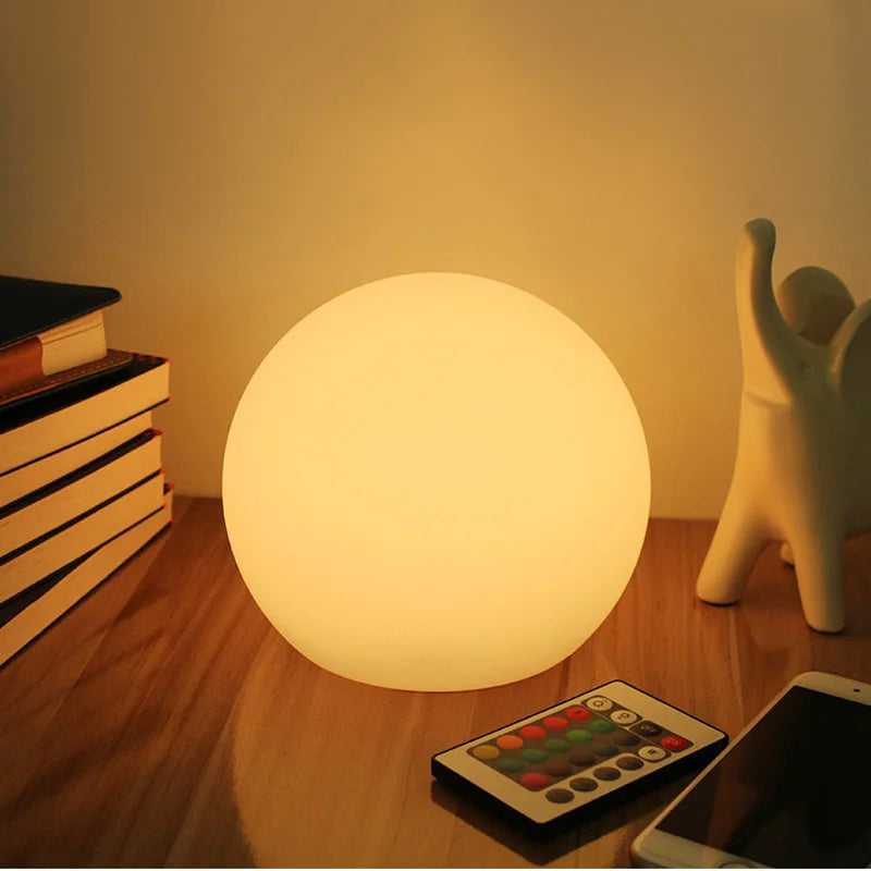 GlowSphere – Table lamp with modern worldly charm