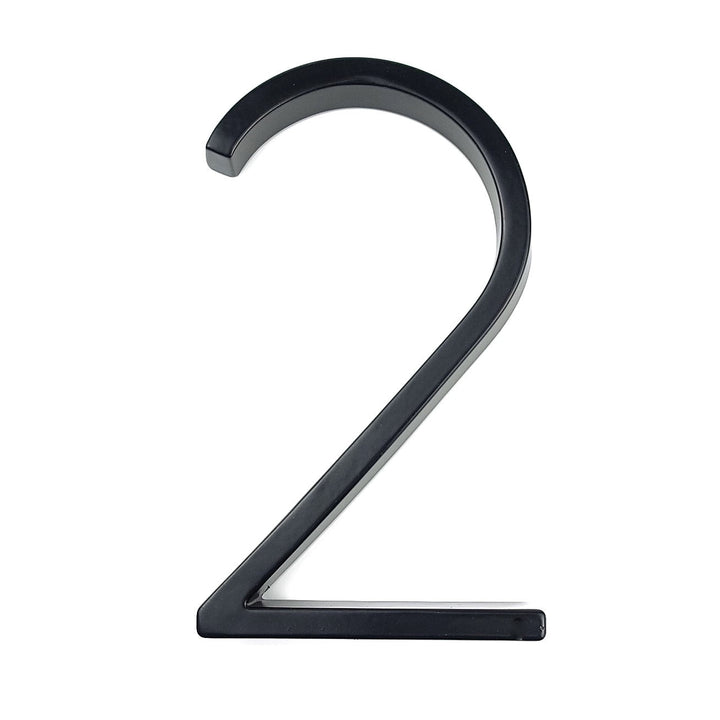 Large modern metal house number address accessory