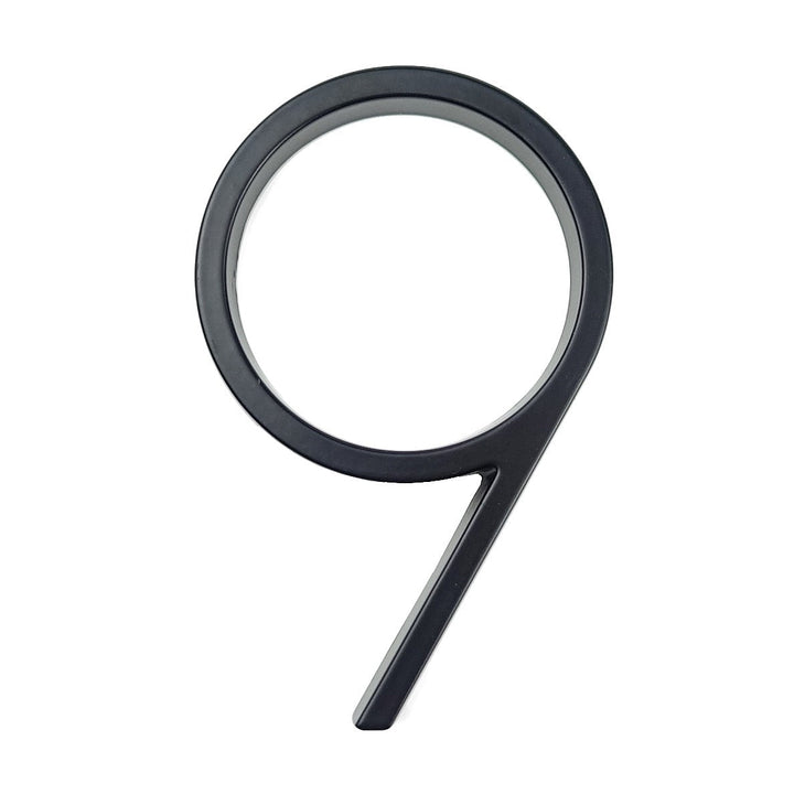 Large modern metal house number address accessory