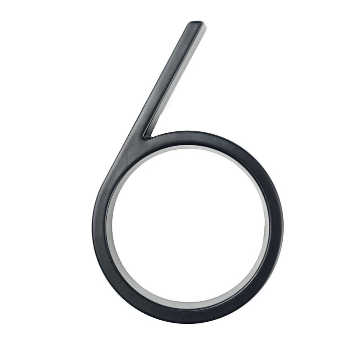 Large modern metal house number address accessory