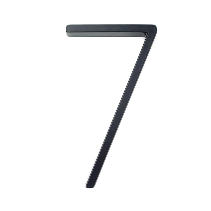 Large modern metal house number address accessory