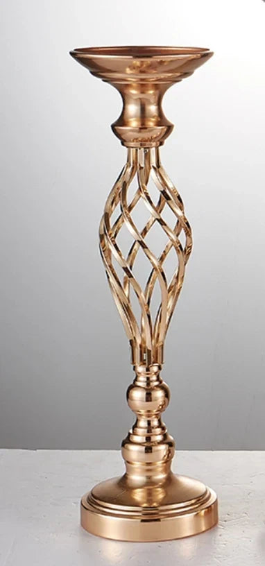 Elegant Candle Holder Set with Metal Stand