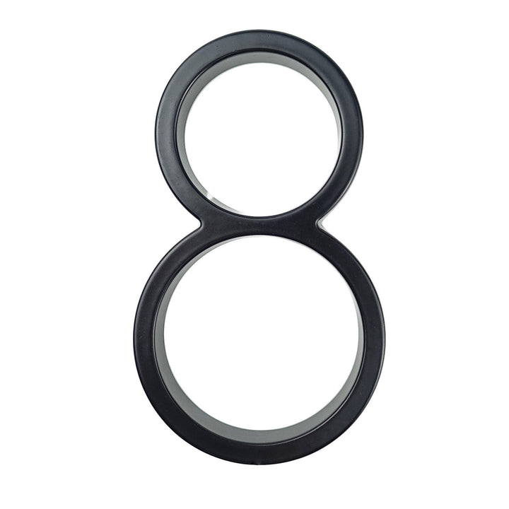Large modern metal house number address accessory