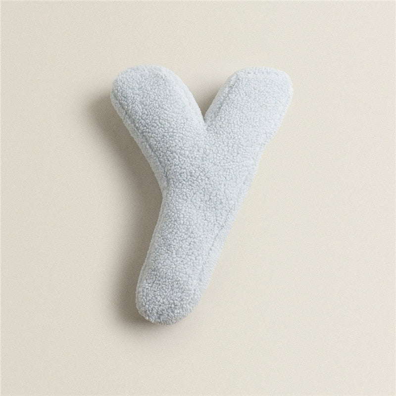 Alphabet Letter Fleece Pillow