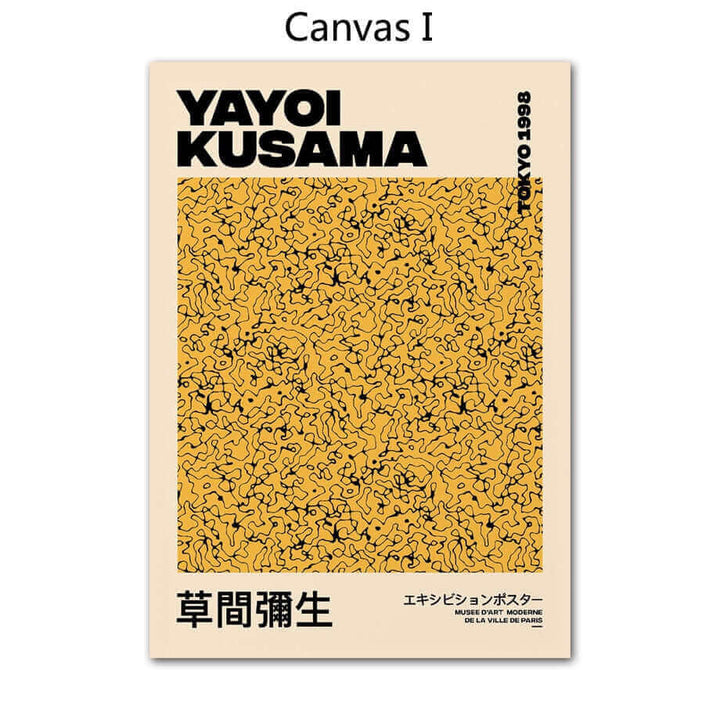 Yayoi Kusama Abstract Premium Poster