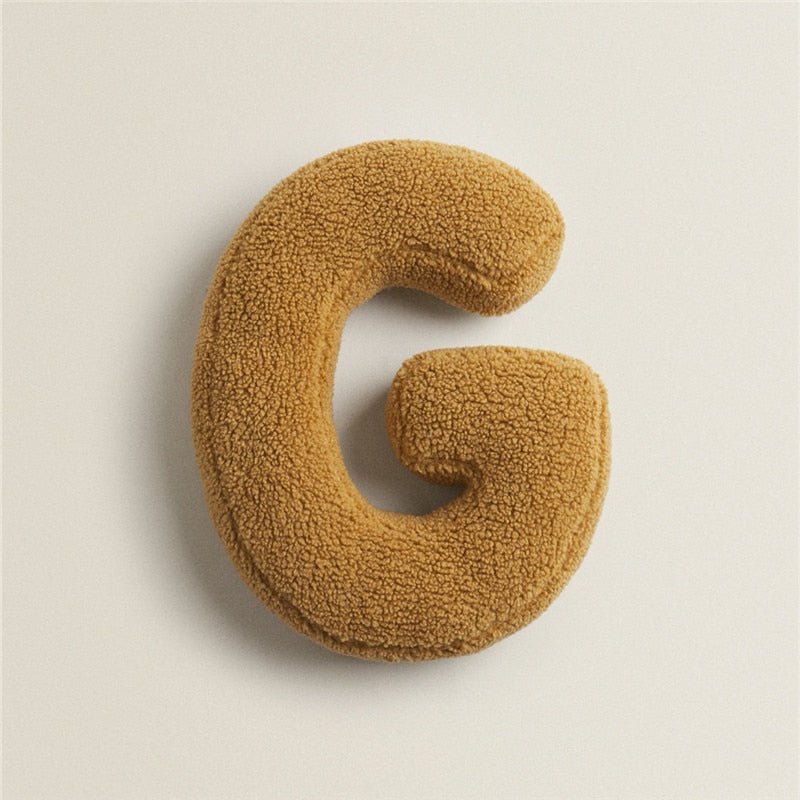 PlushLetter Pillow - Soft Letter Pillow for Bedroom and Children&