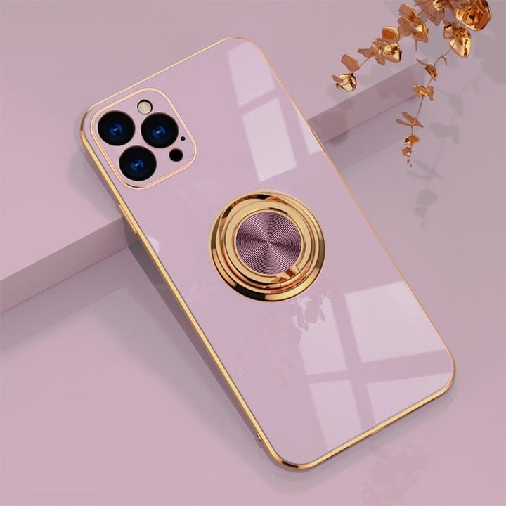 iPhone Case with Metal Stand Ring