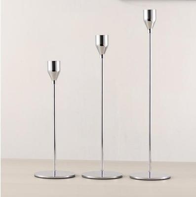 3-piece set metal candle holder