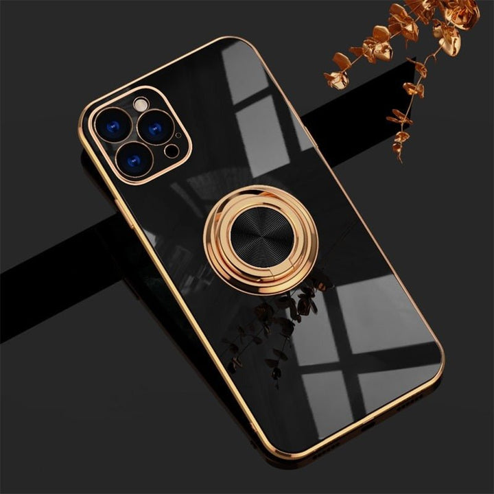 iPhone Case with Metal Stand Ring