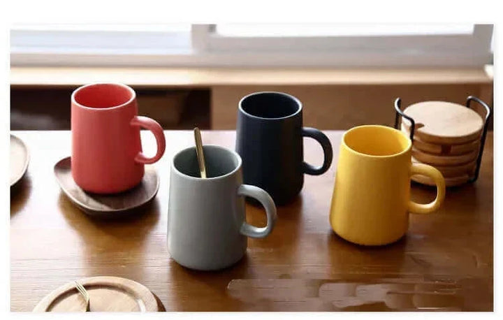 Very large stoneware coffee mug