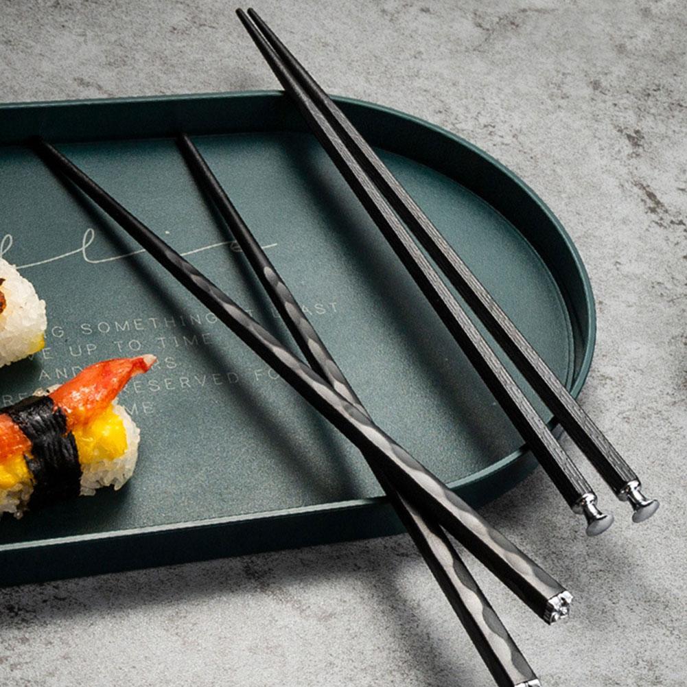 DineLux – Luxurious Chopstick Set with Refined Designs (5 Pairs)