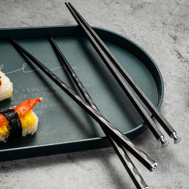 DineLux – Luxurious Chopstick Set with Refined Designs (5 Pairs)