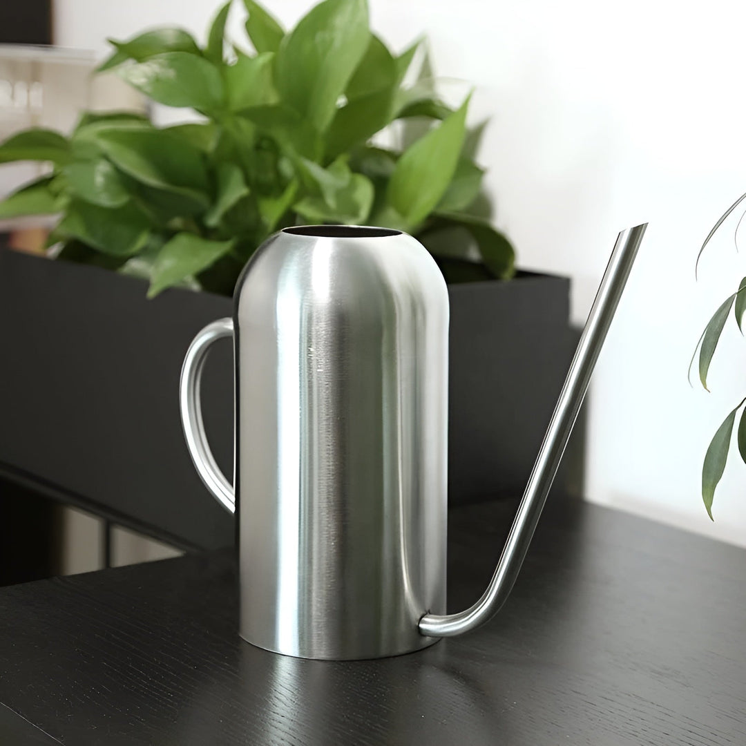 Stainless Steel Pourer - 1.5L Long Watering Can for Plants and Flowers