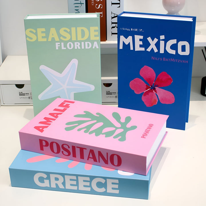 ChicFaux Decorative Books - Coffee Table Books - Books for Decoration