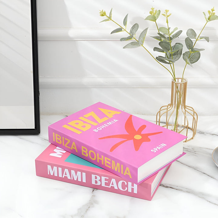 ChicFaux Decorative Books - Coffee Table Books - Books for Decoration