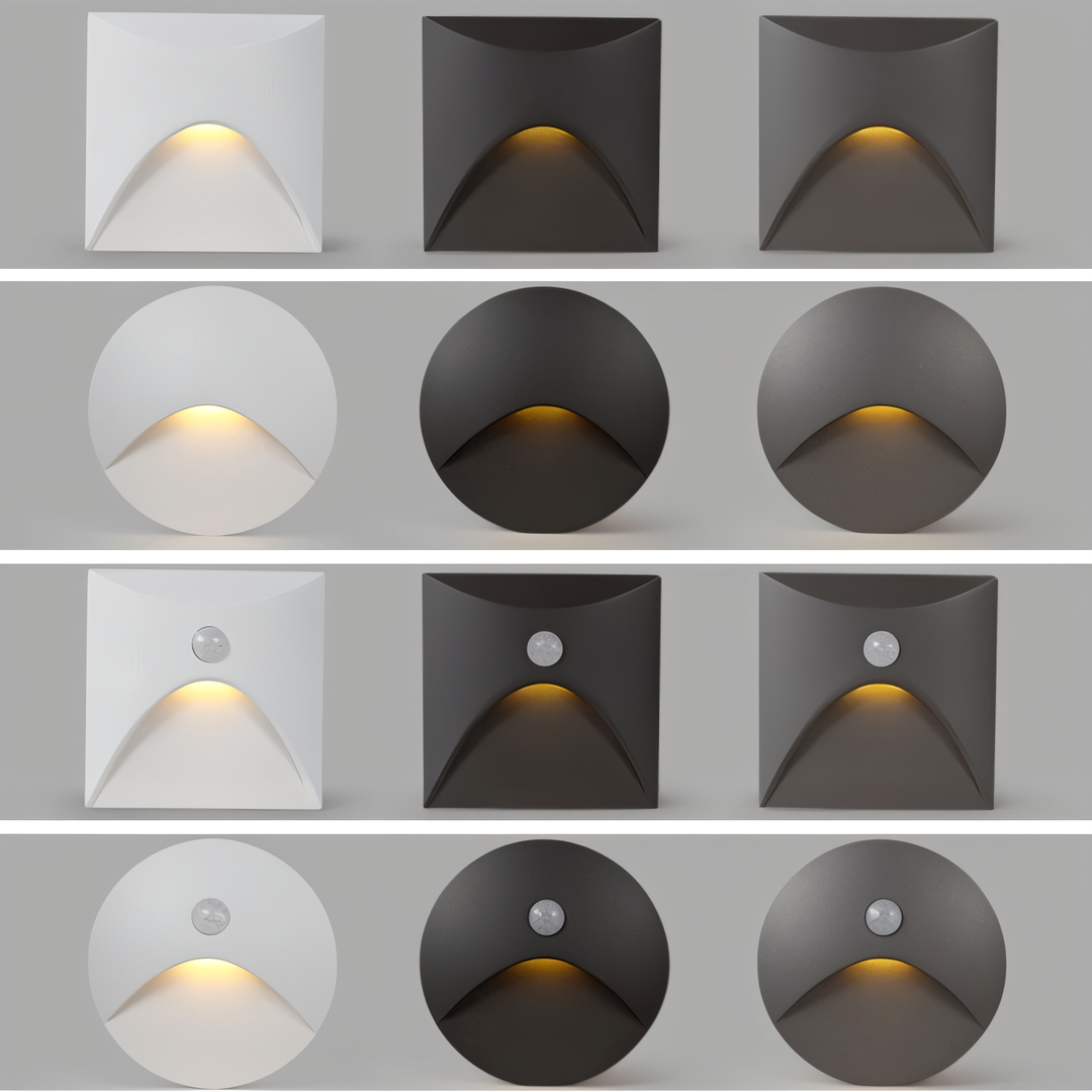 LuminiPath - Waterproof IP65 Wall Light - Indoor and Outdoor Wall Light - Motion Sensor Wall Light LED