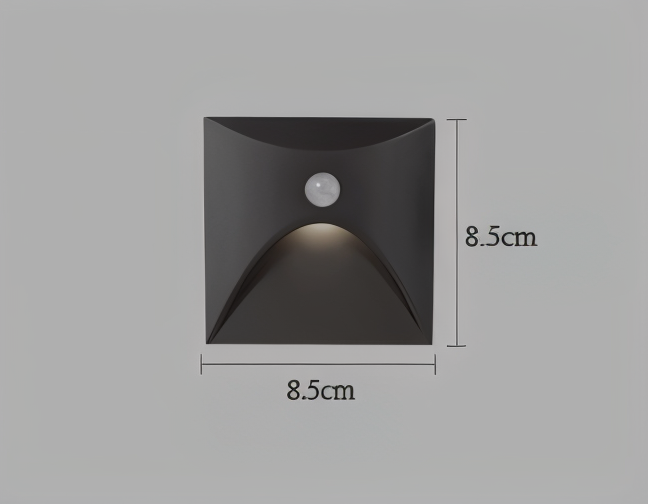 LuminiPath - Waterproof IP65 Wall Light - Indoor and Outdoor Wall Light - Motion Sensor Wall Light LED