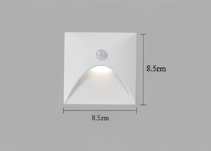 LuminiPath - Waterproof IP65 Wall Light - Indoor and Outdoor Wall Light - Motion Sensor Wall Light LED