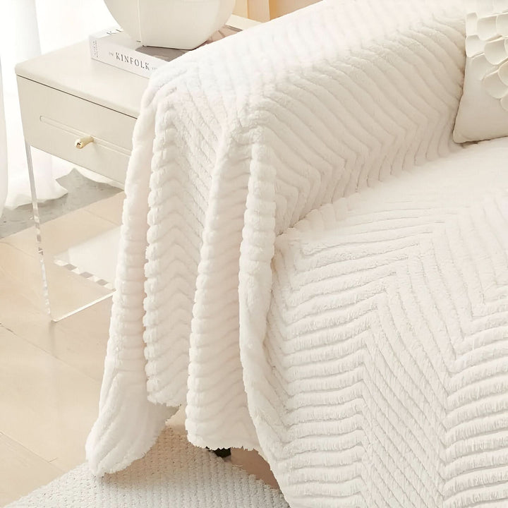 LuxuraWrap Sofa Cover – Non‑Slip Pet‑Friendly Couch Protector
