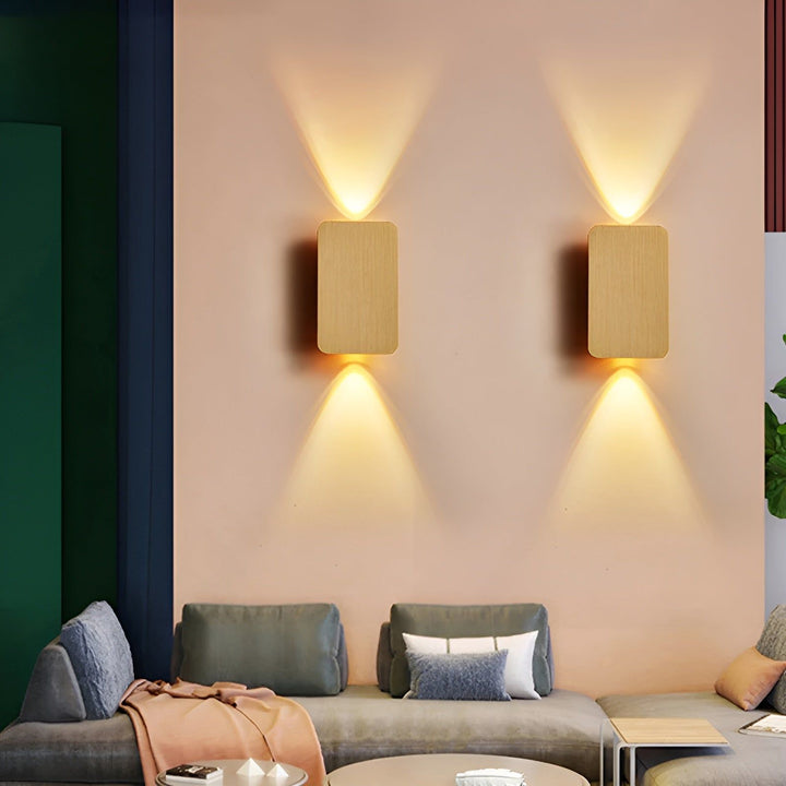 Light - Modern rectangular LED stairwell light
