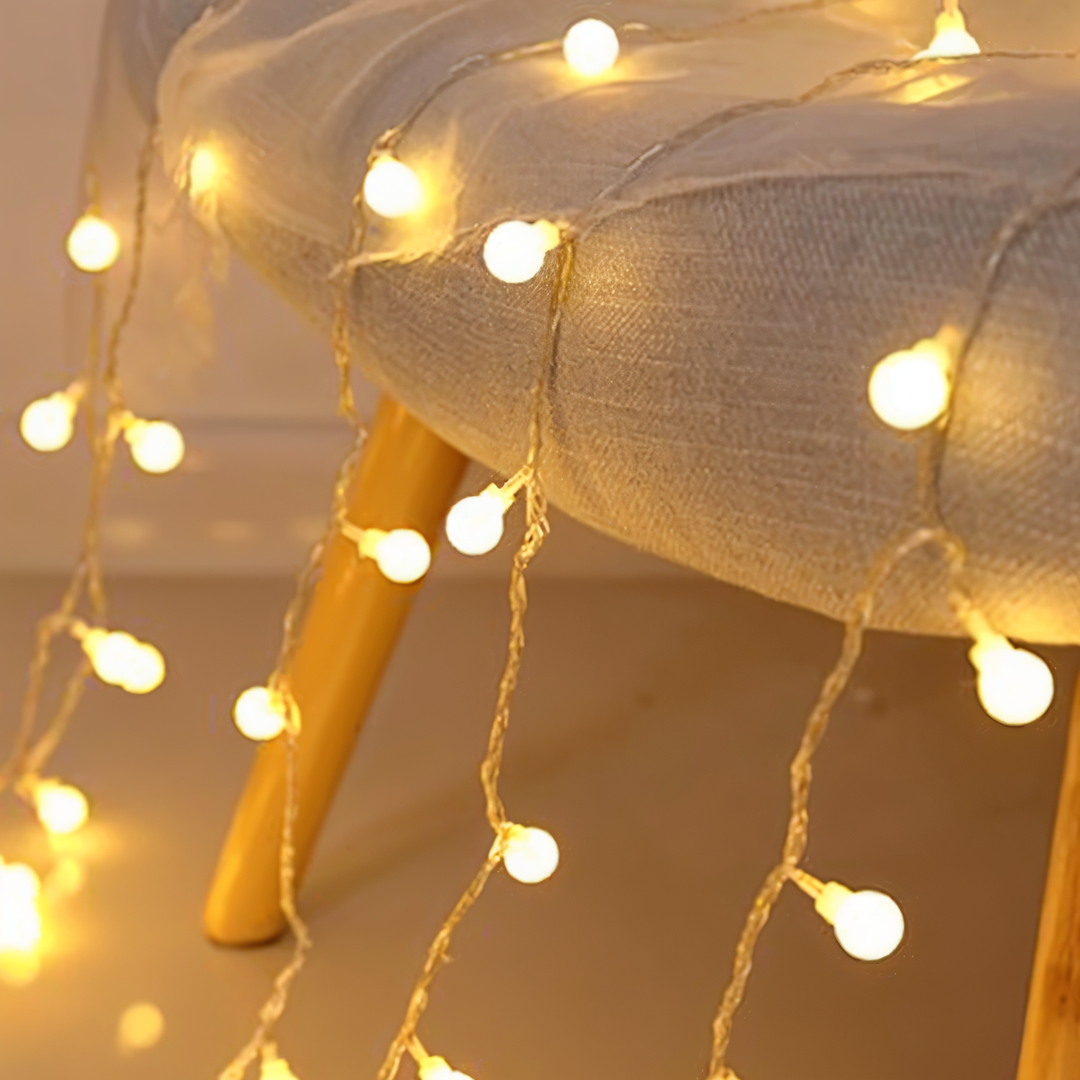 Sparkle String Lights - Decorative Ball, Flower, Star, Snowflake LED String Lights