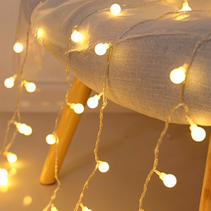 Sparkle String Lights - Decorative Ball, Flower, Star, Snowflake LED String Lights