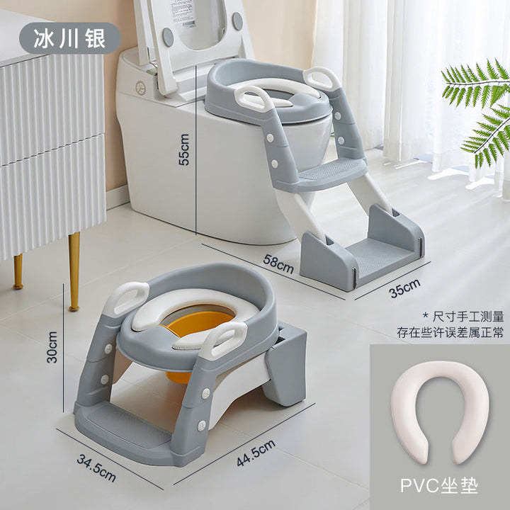 2 in 1 Toilet Potty Trainer Seat with Ladder