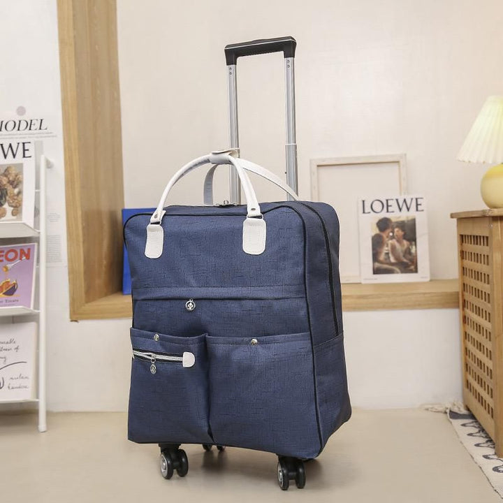Travel Trolley Bag with Shoulder Strap Carry-On Bag
