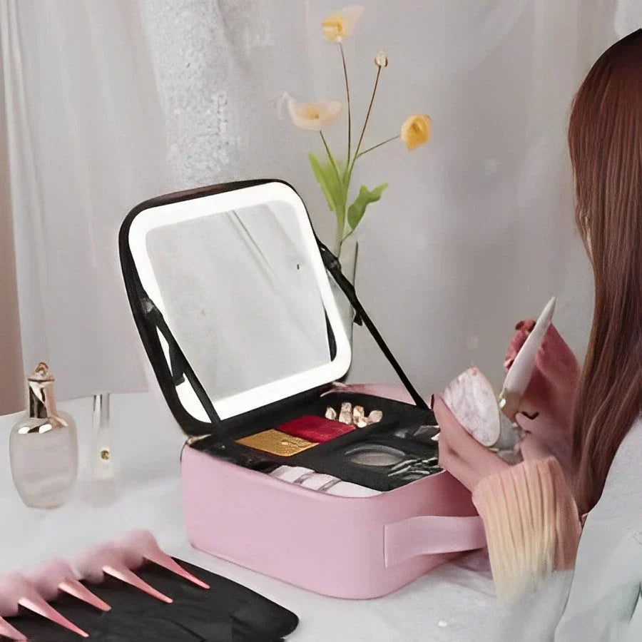 MirrorGlam - Make-up pouch with mirror