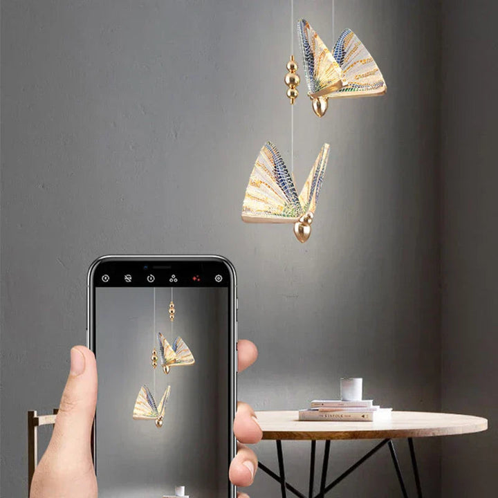 Butterfly-inspired Pendant Light