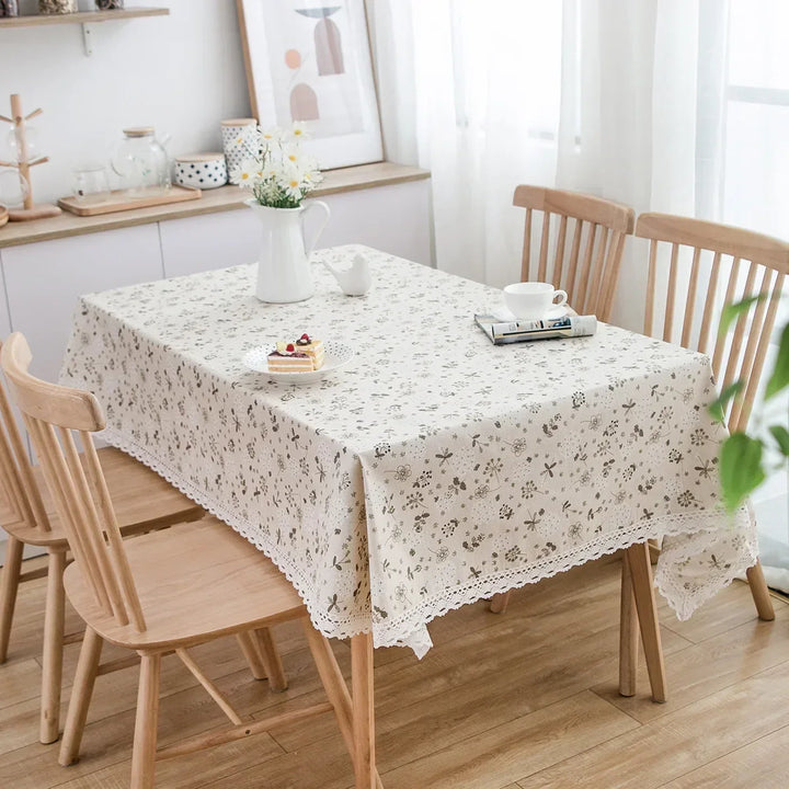 Pastoral Cotton-Linen Tablecloth