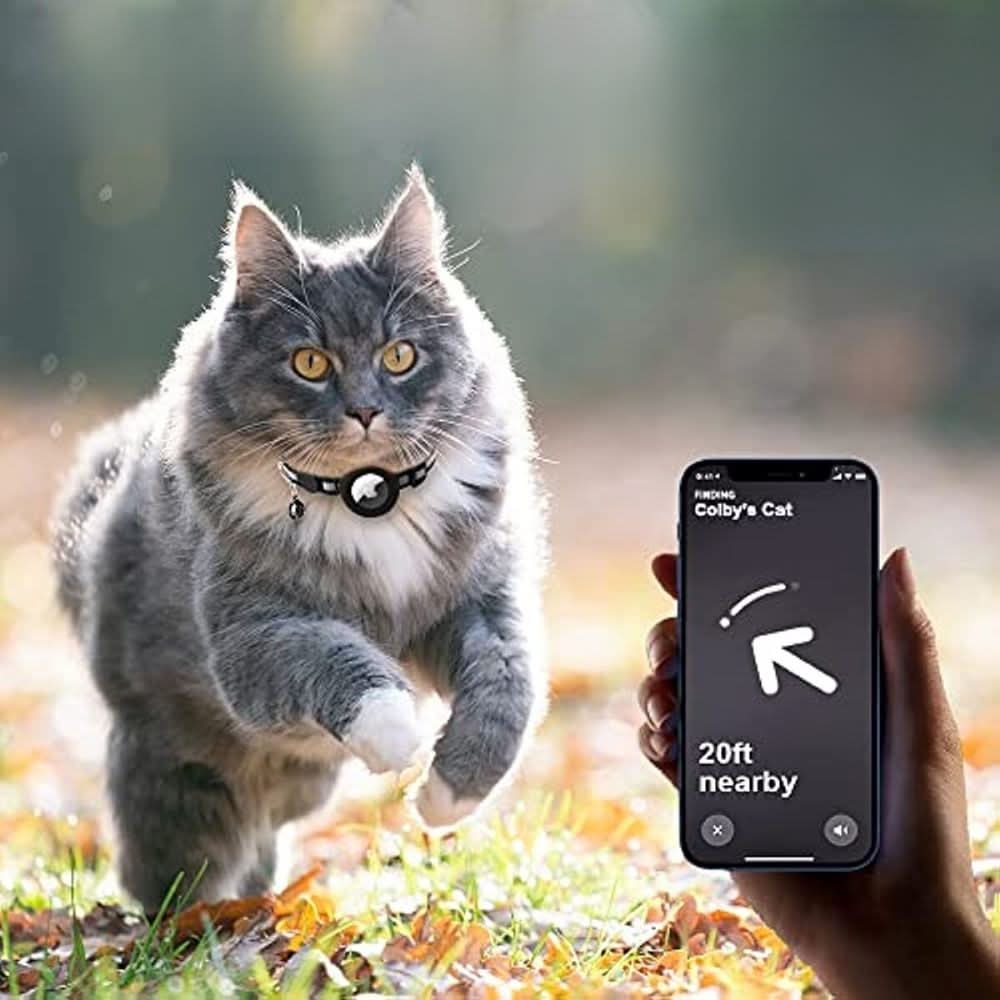 GPS Collar for Cats with Reflective Design