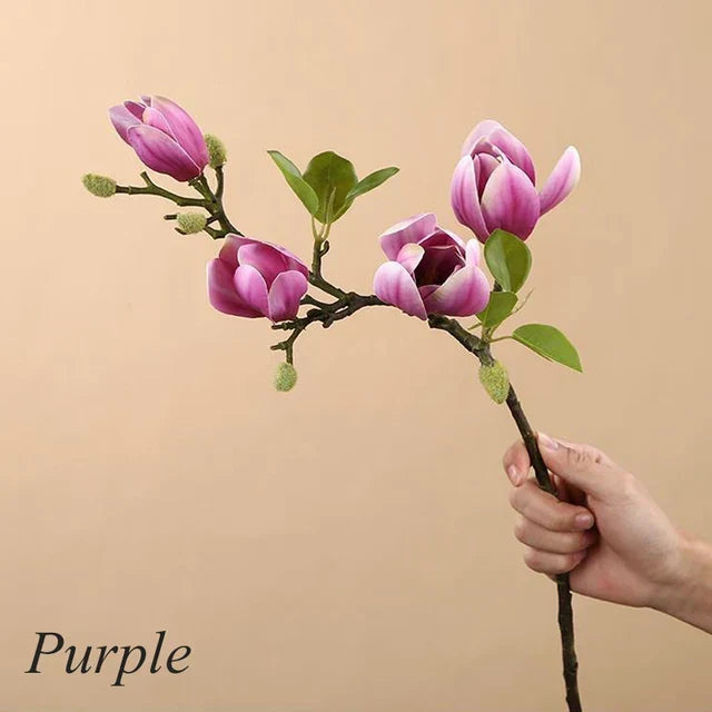 SilkSplendor - Life-like artificial magnolia branches