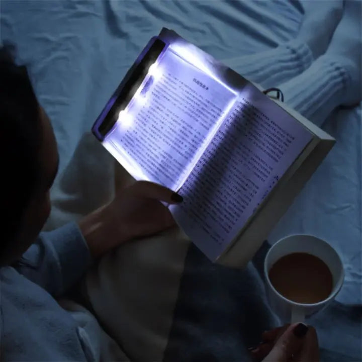 LED Reading Lamp Flat Panel – Night Light with 2 Brightness Levels &amp; Eye PRedection