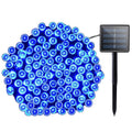 200 LEDs Outdoor Waterproof Christmas Festival Decoration Solar Lamps String Lights, Length: 22m (Blue)