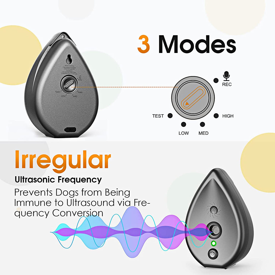 SilentHome Ultrasonic Bark Stopper – Wireless Anti-Barking Device for Indoor Use