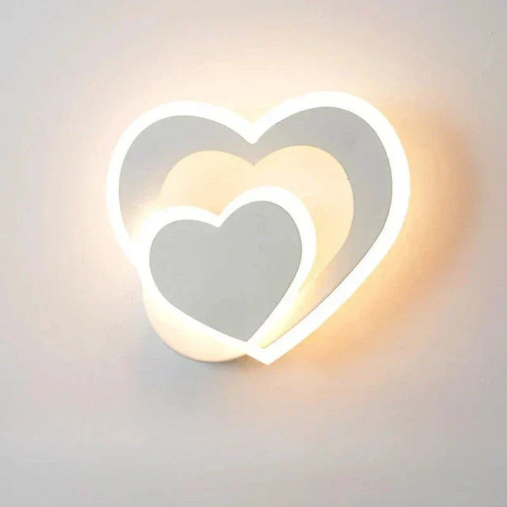 Heart Wall Light | Romantic Design | Easy Installation - AtmosLove