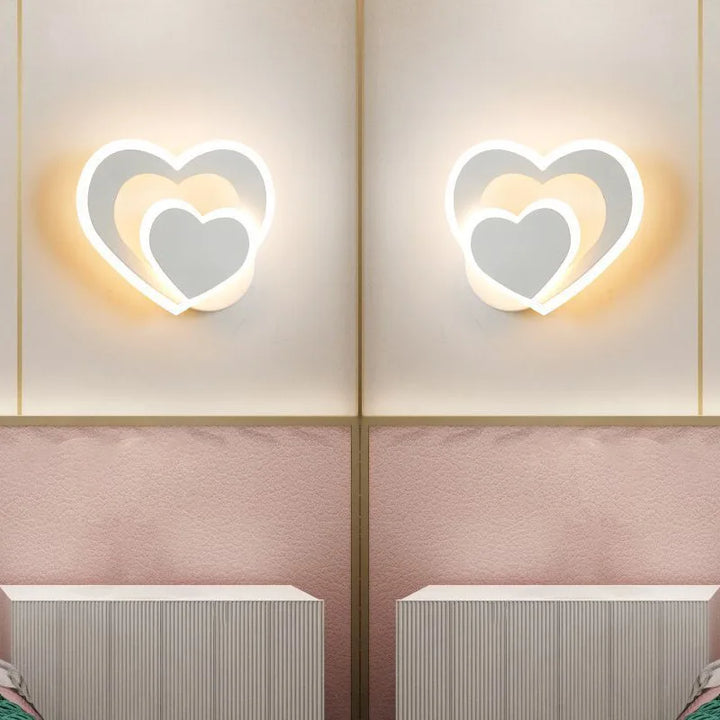 Heart Wall Light | Romantic Design | Easy Installation - AtmosLove