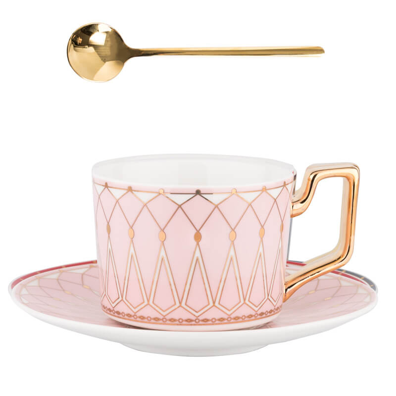 Square A Retro-Pattern Coffee Mug