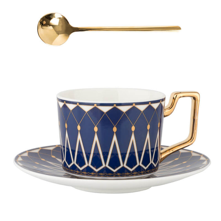 Square A Retro-Pattern Coffee Mug